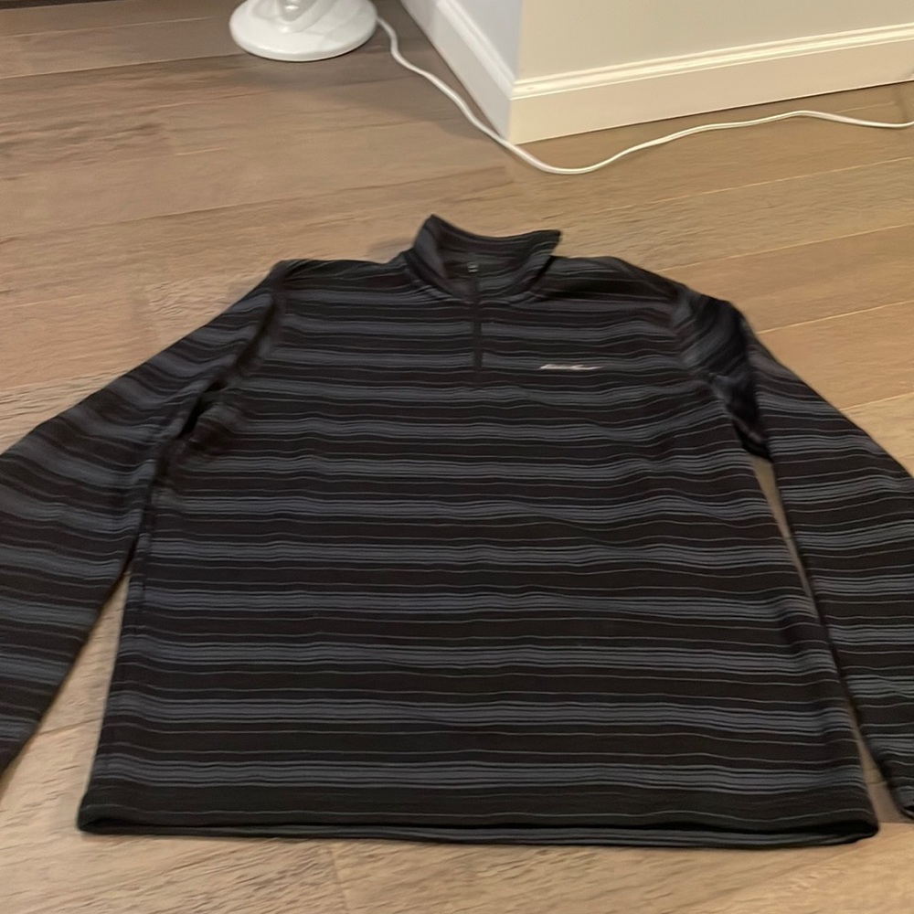 Men’s Large Eddie Bauer long sleeve 1/4 zip heavy weight shirt